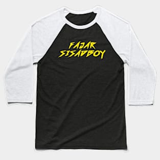 Fajar Sisadboy Yellow Baseball T-Shirt